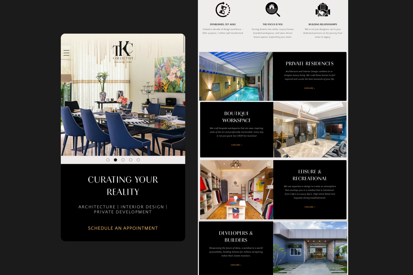 The Kriya Collective Arabic and Dubai-adapted screens